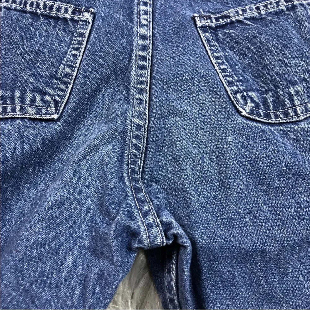 Vintage Oshkosh Bgosh Blue Denim Dinosaur Applique Overalls Made Usa